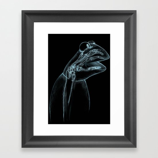 Puppet Check Up Framed Art Print