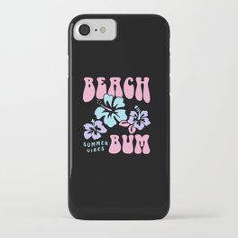 Coconut Girl Beach Bum Pastel Graphic Trendy y2k 90s Retro iPhone Case