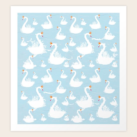swans Art Print