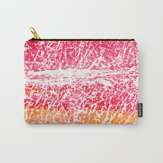 Red and yellow abstract texture Carry-All Pouch