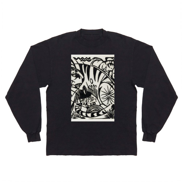 Tiger (1912) print in high resolution by Franz Marc Long Sleeve T Shirt