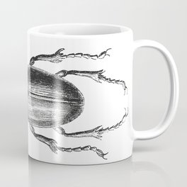 Vintage Beetle black and white Mug