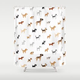 Lots of Cute Doggos Shower Curtain