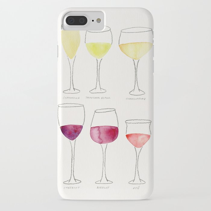 wine collection iphone case