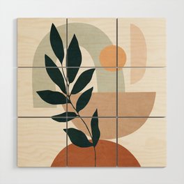 Soft Shapes IV Wood Wall Art