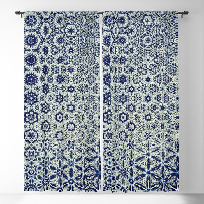 Anime blue waves frog  Blackout Curtain