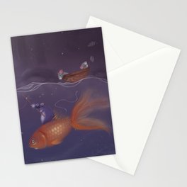 Over Under Water Stationery Cards