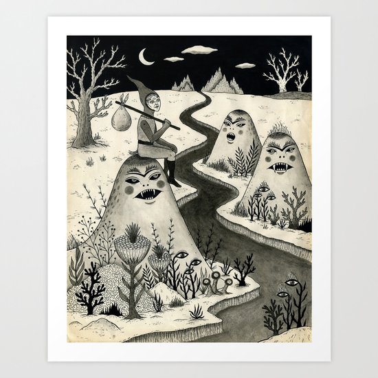 Weary Vagabond Art Print