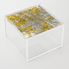 Paris City Map - France Acrylic Box