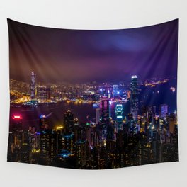The City Sunset Wall Tapestry