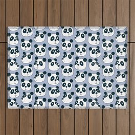 Particularly Pleasant Pandas Outdoor Rug