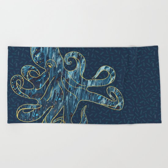 The Octopus Beach Towel