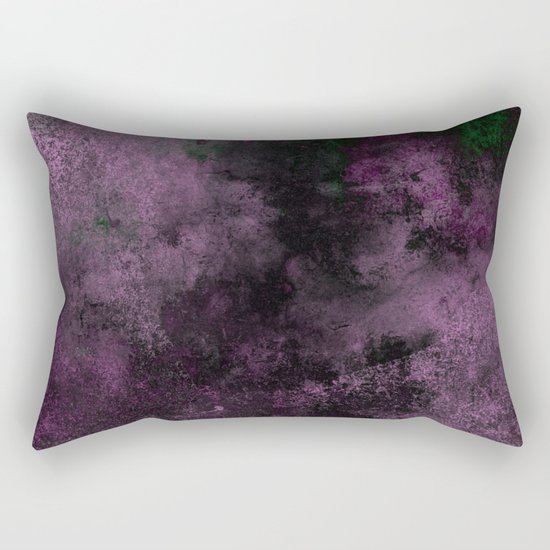 Dusk (Abstract, acrylic painting) Rectangular Pillow