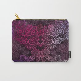 lace cascade pink Carry-All Pouch