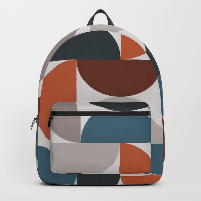 Mid Century Modern Geometric 25 Backpack