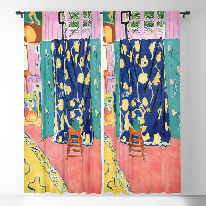 Henri Matisse The Pink Studio Blackout Curtain