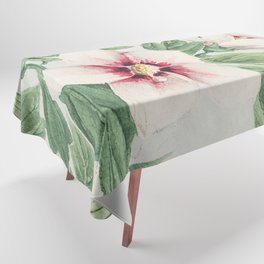 Hibiscus Plant Tablecloth