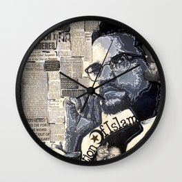 Malcom X Wall Clock