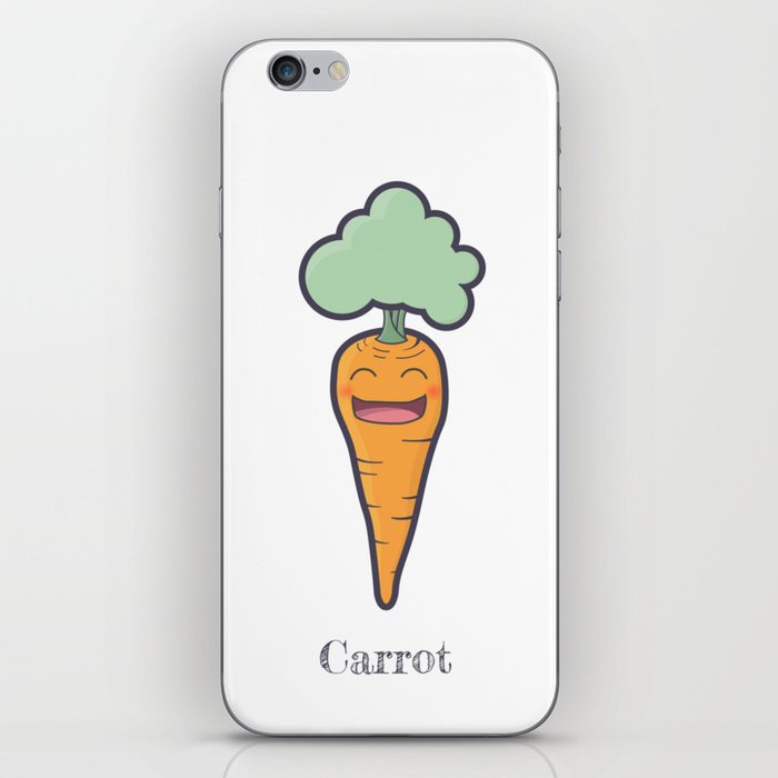 Happy Carrot iPhone Skin