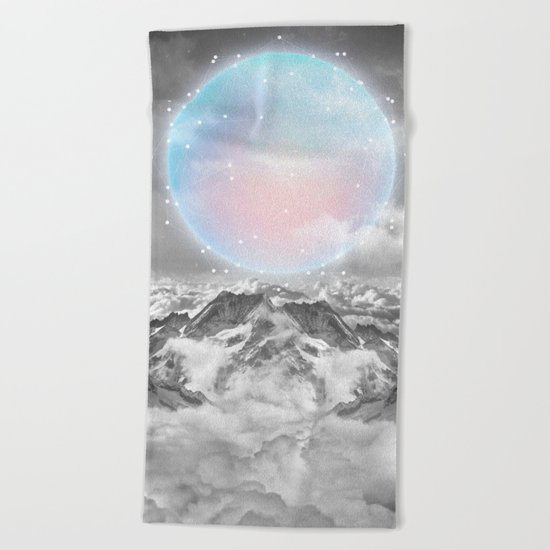 Places Neither Here Nor There (Guardian Moon) Beach Towel