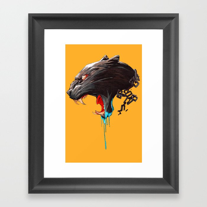 Black Panther Framed Art Print