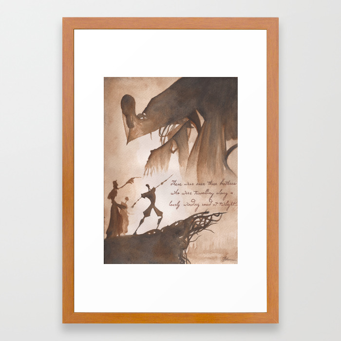 The Tale Of Three Brothers Framed Art Print By Jadepowelljones