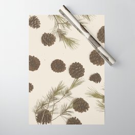Merry Christmas My Dear Wrapping Paper | Pinecone, Vintage, Santa, Photo, Holyday, Celebration, Snowing, Christmas, Present, Snow 