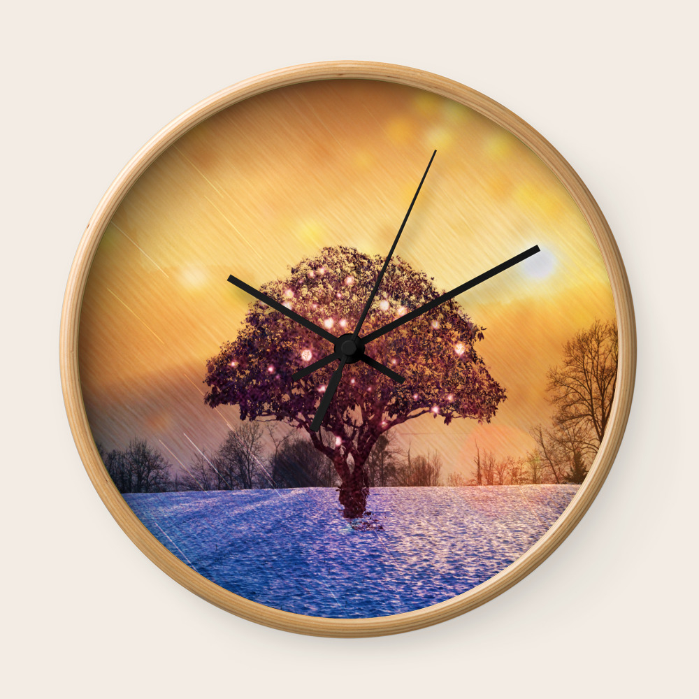 Miracle Tree In Frozen Tundra Home Decor Scenic Wall Art Winter