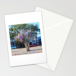 Mardi Gras Tree Stationery Cards