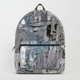 Folder/Book Backpack | Oil, Abstract, Futurist, Patterned, Painting, Expressionistic 