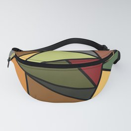 Baroque Autumn Stained Glass Pattern Fanny Pack