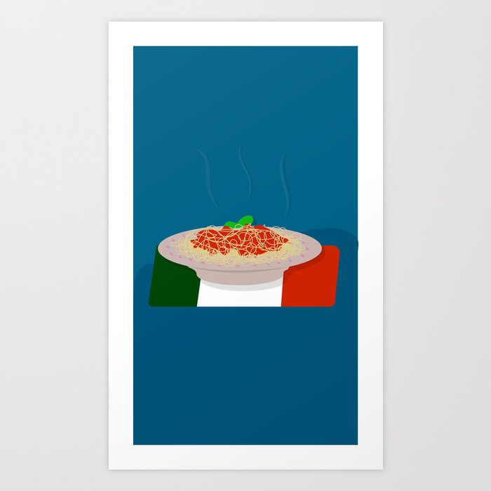 Italian Pasta Art Print