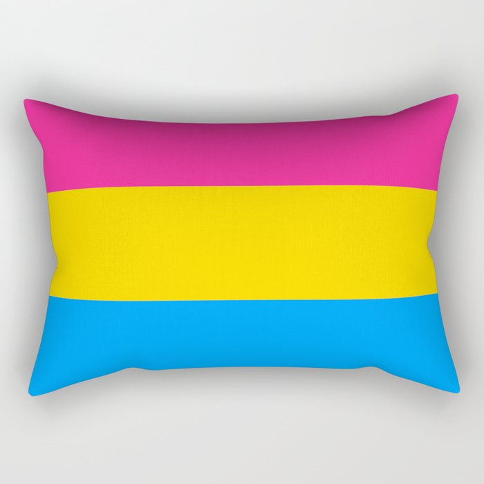 Pansexual Flag Rectangular Pillow