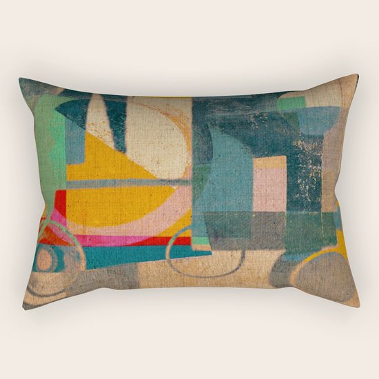 Mountain Bike Rectangular Pillow