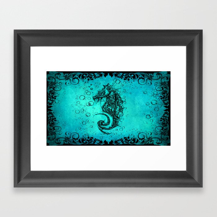 Seahorse Framed Art Print