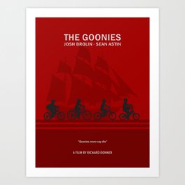 The Goonies Minimalist Poster Art Print