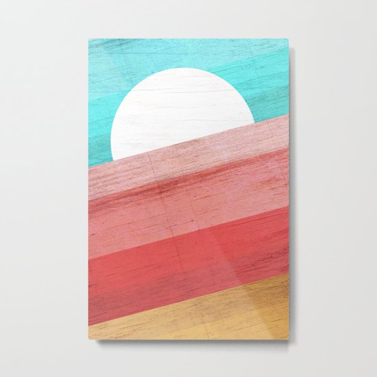 Warm Waves Metal Print