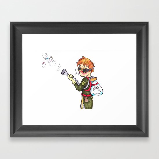 Ghost Hunter Framed Art Print