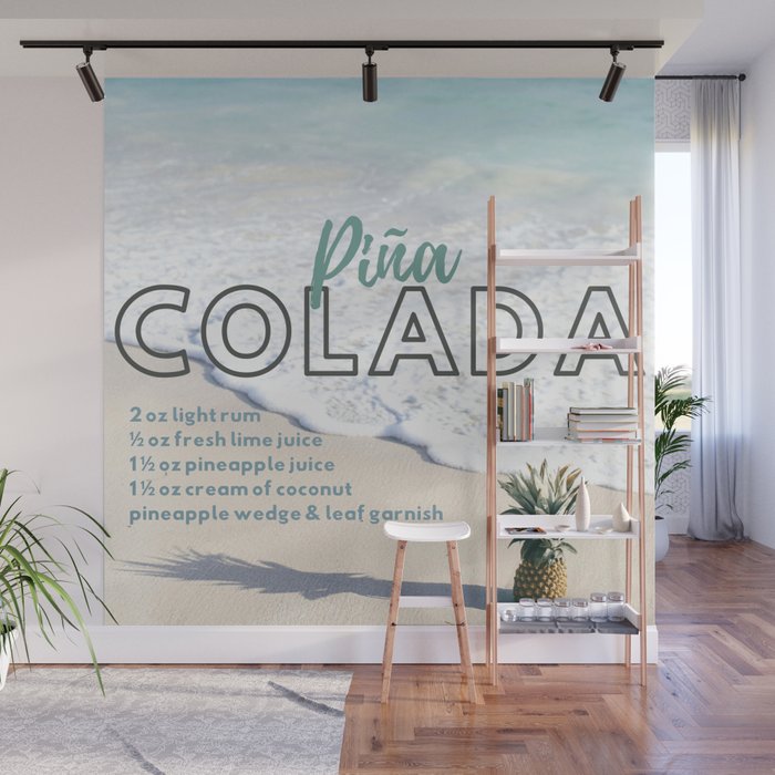 Classic Cocktails: Piña Colada Wall Mural