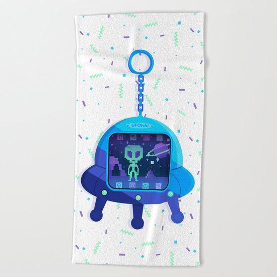 UFOtchi Beach Towel