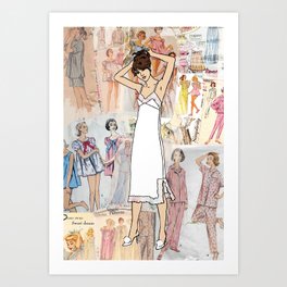 nightgown Art Print