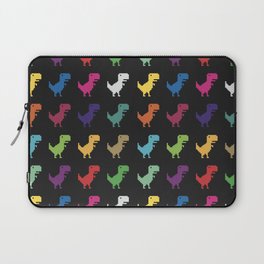 Offline Dino T-rexes in Different Colors Laptop Sleeve