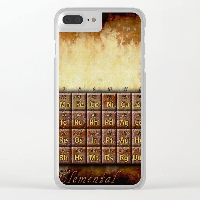 A Steampunk Periodic Table Clear Iphone Case By Skyeryanevans