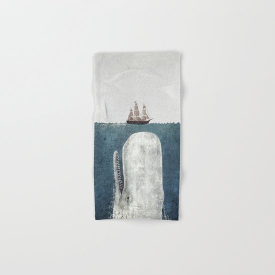 The Whale - vintage Hand & Bath Towel
