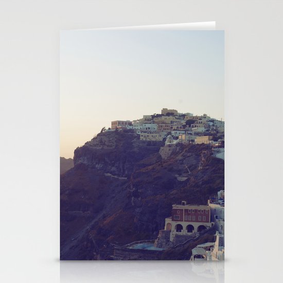 Fira at Dusk III Stationery Cards