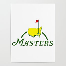 masters golf Poster | Tournamentgolf, Golfer, Sports, Drawing, Augusta, Pgatour, Pga, Tigerwoods, Golf, Golfing 