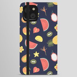 Tropical Fruit iPhone Wallet Case