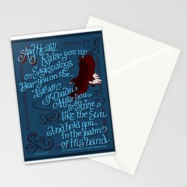 On Eagle’s Wings Stationery Cards