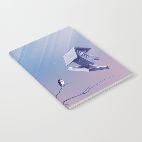 Freezing Bird...house Notebook