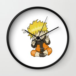 Chibi Anime Wall Clock | Cosplay, Graphite, Pop Art, Pirates, Allmight, Ninja, Illustration, Akatsuki, Japanese, Manga 